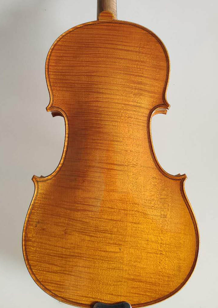 川料獨板虎紋楓4/4小提琴