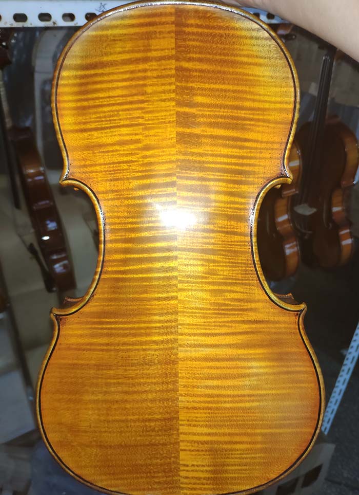 虎紋楓歐料演奏級小提琴-zd04