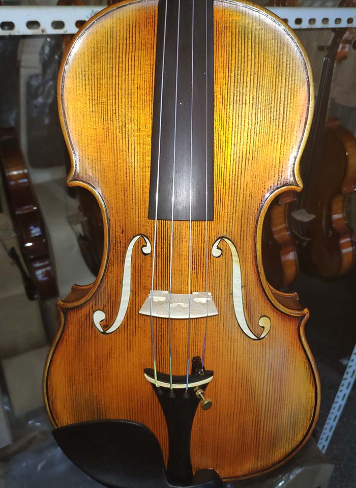 虎紋楓歐料演奏級小提琴-zd04