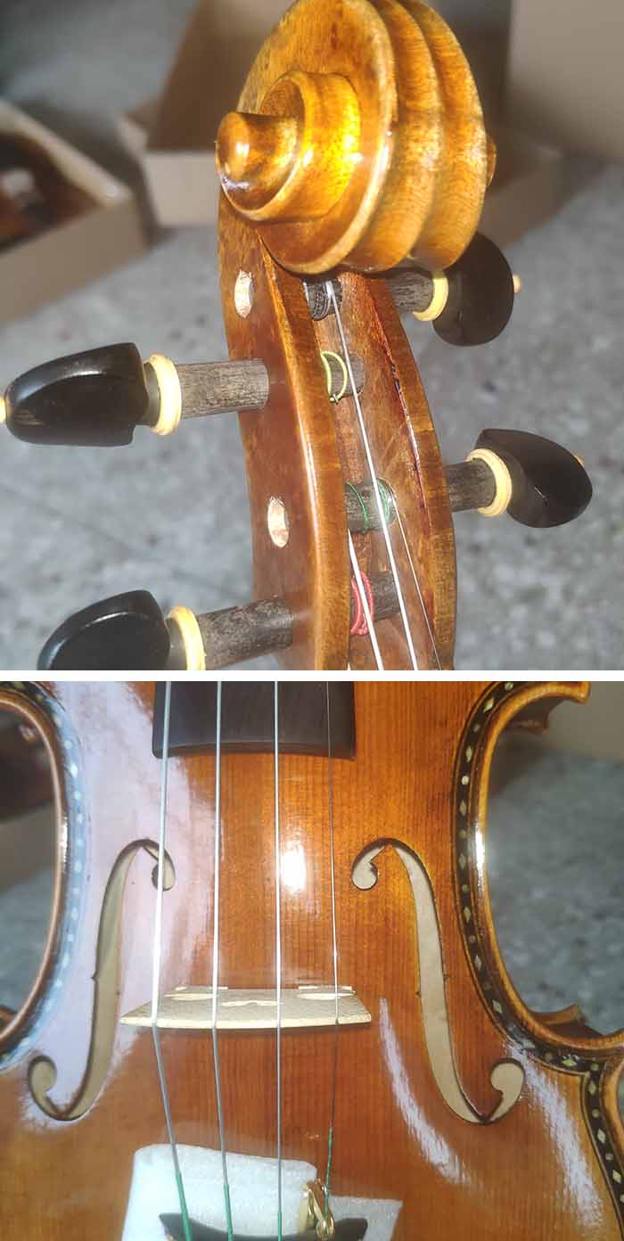 精美雀眼楓歐料小提琴zy-04