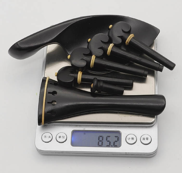 高檔小提琴4烏木配件4件套