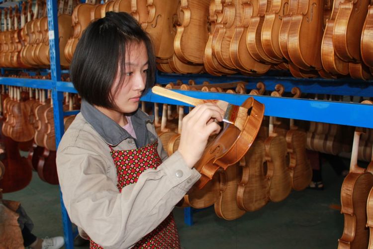 手工小提琴生產