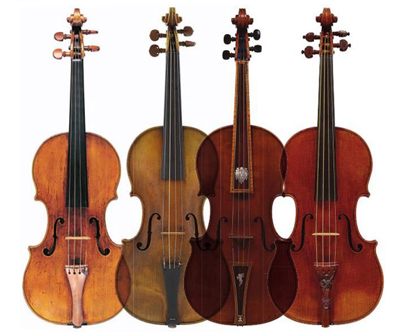 　　C.1566 ANDREA AMATI：由意大利克雷莫納市的PALAZZO COMUNALE收藏 　　1668年雅各布斯坦納：由美國(guó)國(guó)家音樂博物館提供 　　1690年'MEDICI'男高音中提琴：由MUSEO DEGLI STRUMENTI MUSICALI DELLA GALLERIA DELL'ACCADEMIA DI FIRENZE提供 　　1721'LADY BLUNT'STRADIVARI：禮貌羅伯特·貝利/塔里西奧