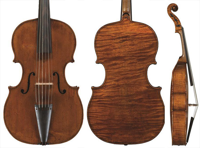 吉拉莫·阿馬蒂1611年中提琴 Viola da gamba