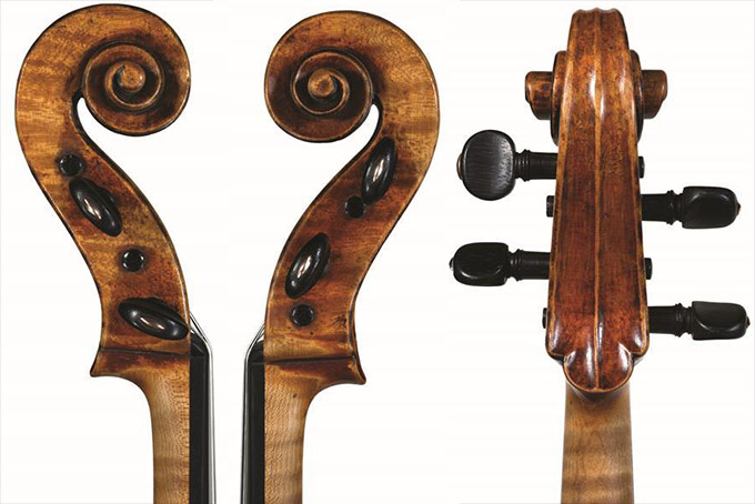斯特拉迪瓦里中提琴1715琴頭