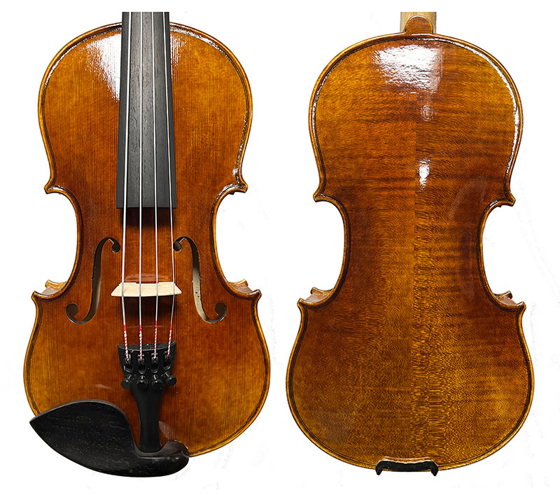 深色12寸手工中提琴